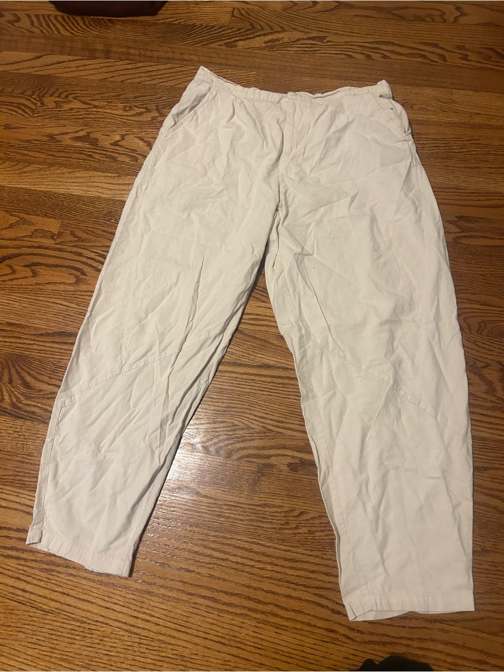 Men's Casual  Pants - Cream